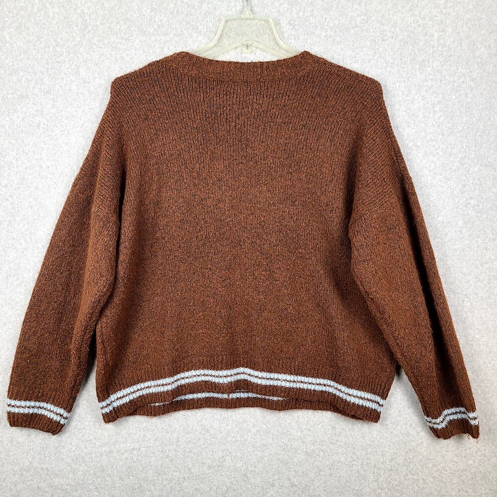 Bailey Rose See You Cowboy sweater in Brown, Small, oversized - Picture 6 of 6
